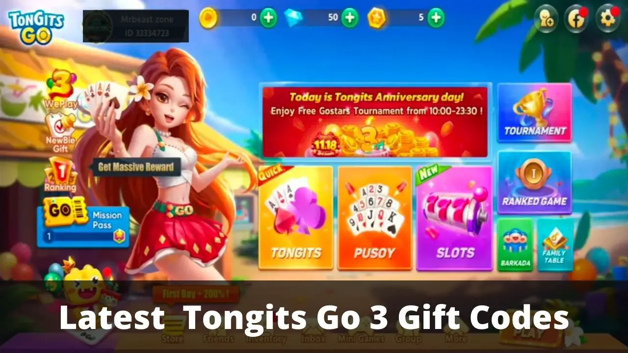 Tongits Go 3 Gift Codes (March 2024) TECHFORNERD