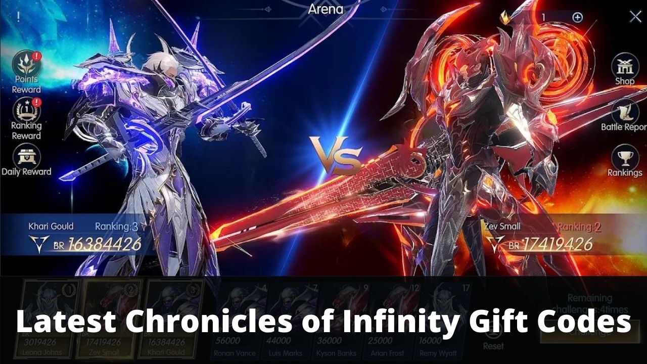 Chronicles of Infinity Gift Codes [Latest 2022]