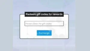 Redeem a gift code in 2047 CCG