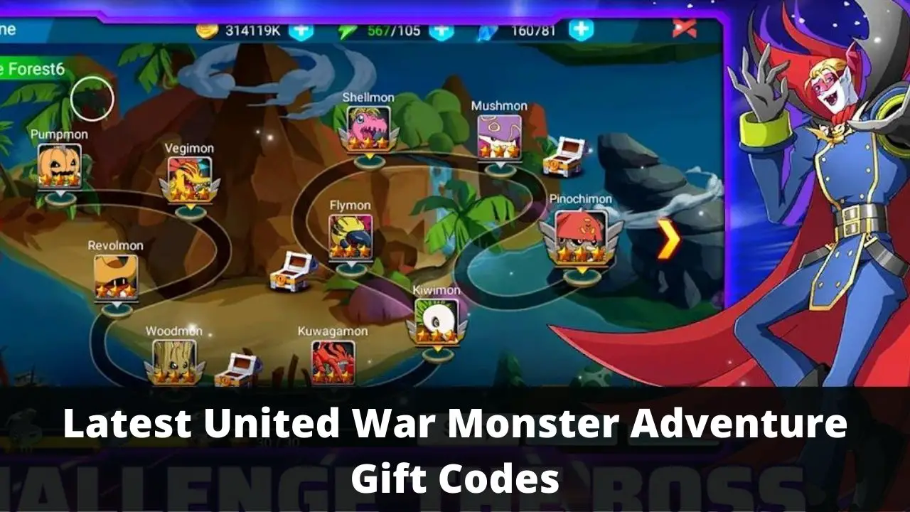 United War Monster Adventure Gift Codes (February 2024) TECHFORNERD