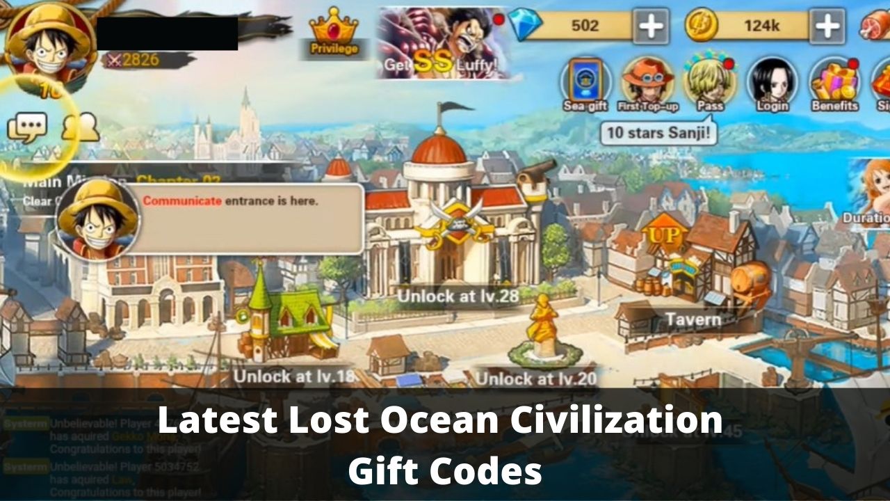 Lost Ocean Civilization Gift Codes (July 2026)