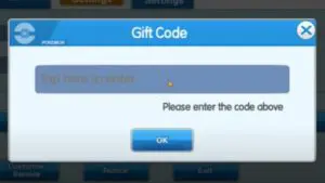 Redeem a gift code in Fairy Adventures