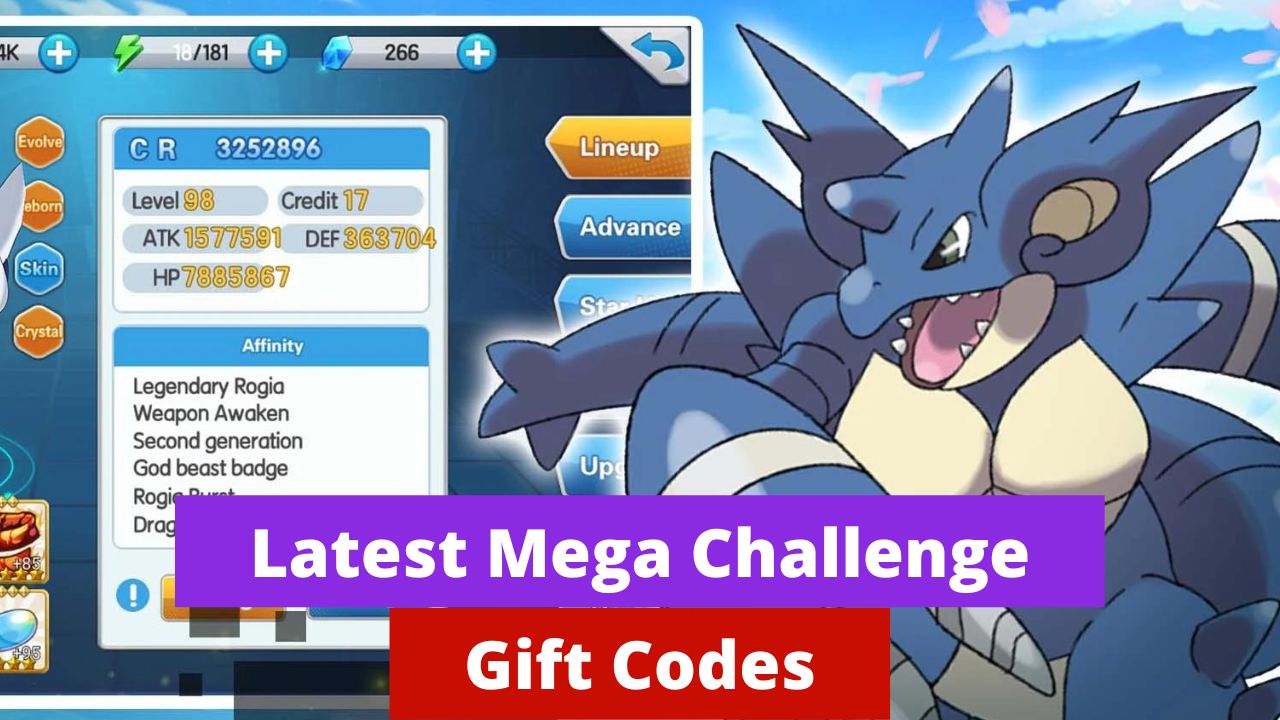 Mega Challenge Gift Codes (July 2026)