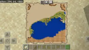 minecraft tresure map