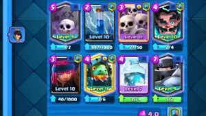 Clash Royale Arena 14 mega knight freeze firecracker