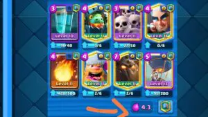 Clash royale avarage elixir cost