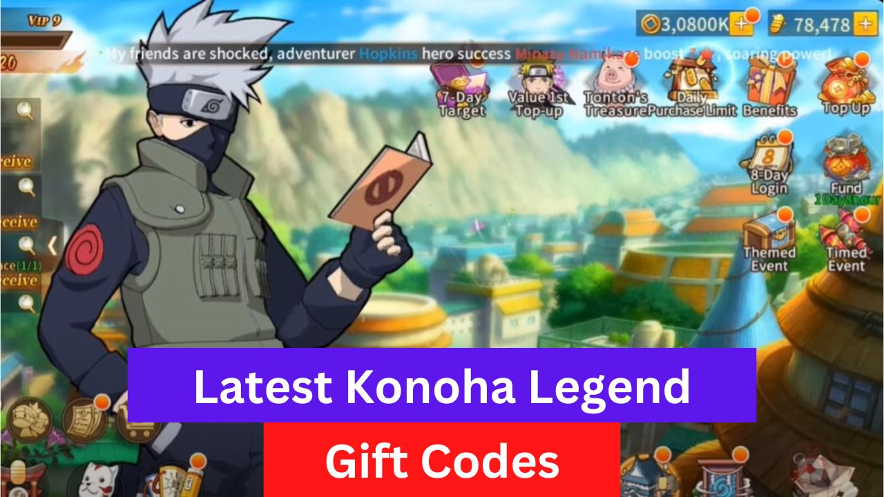 Konoha Legend Codes (July 2026)