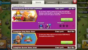 clash of clans completing challenges