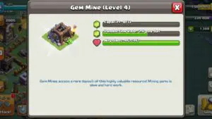 clash of clans gem mine