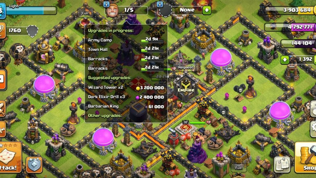 how to build things faster in clash of clans