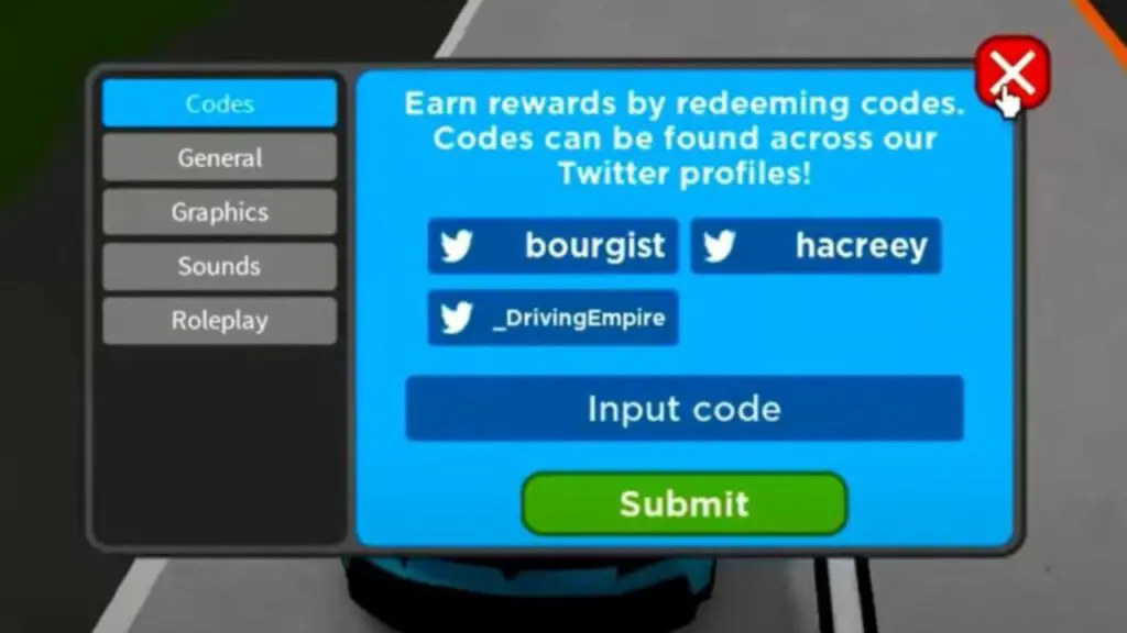 Roblox Driving Empire Codes (September 2024) TECHFORNERD