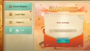 Redeem a gift code in Chaos Immortal Era