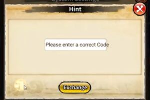 Redeem a gift code in Ultimate Ninpou Clash