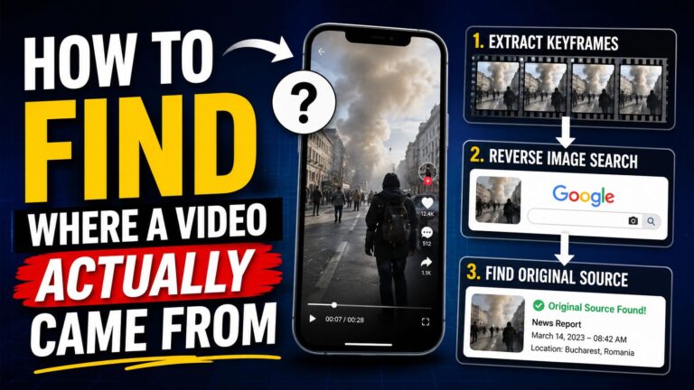 How to find where a video actually came from